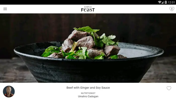 Simple Feast android App screenshot 0